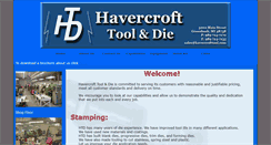 Desktop Screenshot of havercrofttool.com