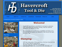 Tablet Screenshot of havercrofttool.com